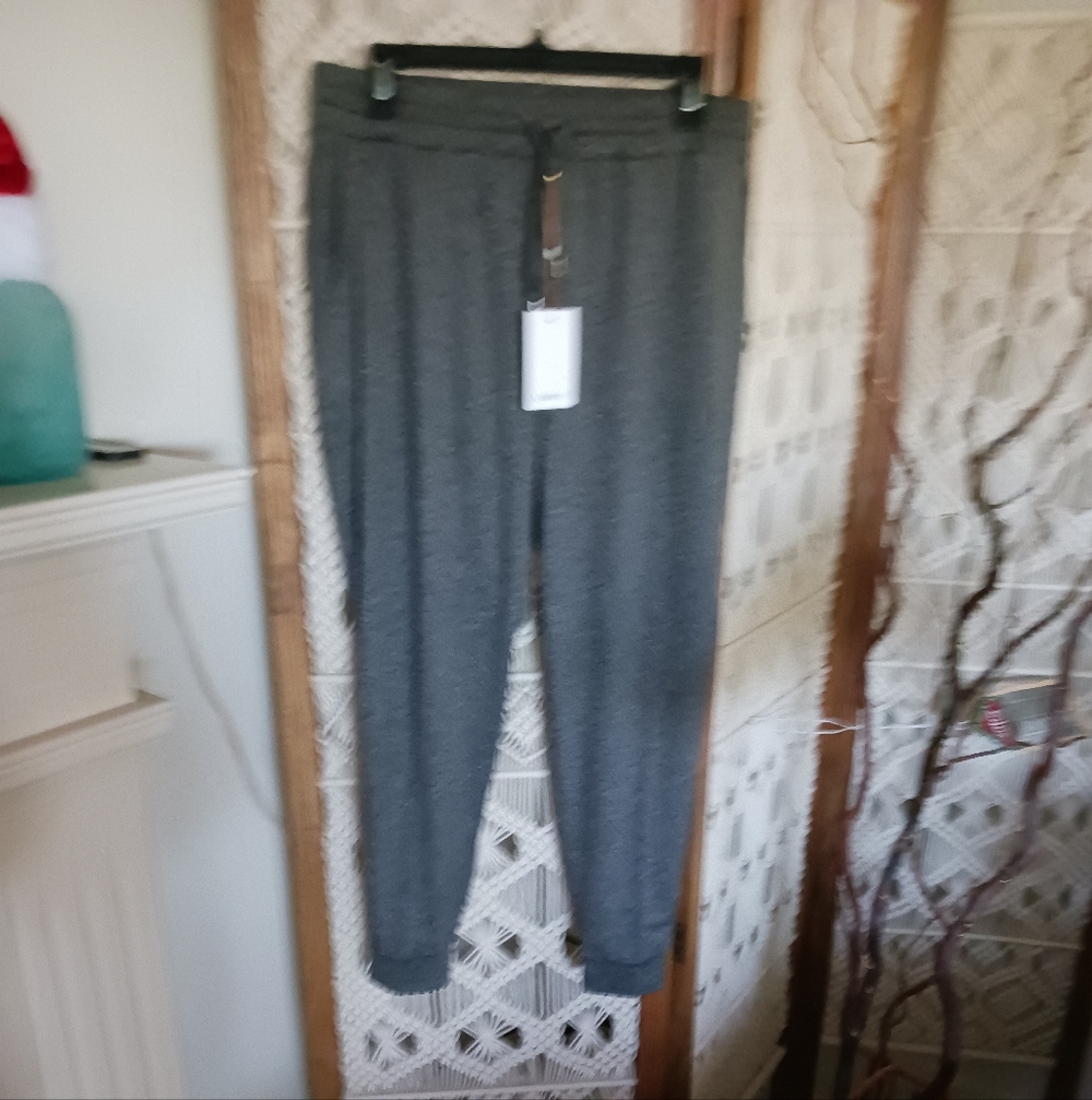 Quince Charcoal Jogger Pants Size Large New With Tags